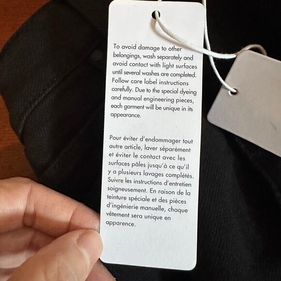 Guess Overdye Black 1981 Cutoff Denim Jean Shorts Raw Edge NWT 80s size 26 - Picture 12 of 16